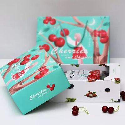Cajas de cartón vegetales respetuosas del medio ambiente de la fruta CMYK/color de Pantone