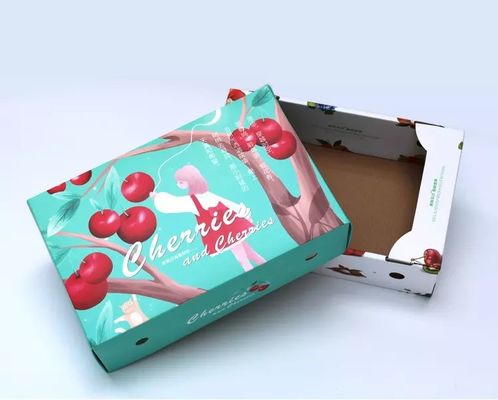 Cajas de cartón vegetales respetuosas del medio ambiente de la fruta CMYK/color de Pantone