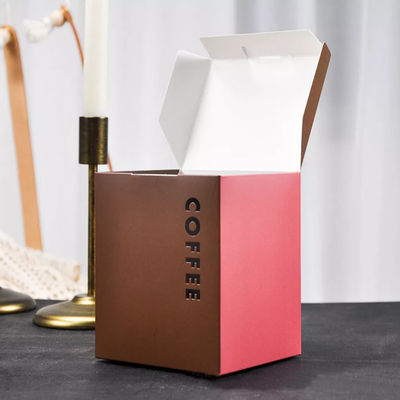 La caja de papel plegable de encargo imprimió el artículo de empaquetado de grabación en relieve de la caja de la bolsita