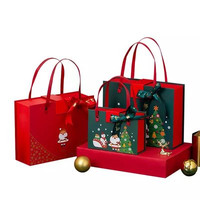 Las cajas de regalo de la cartulina de la Navidad de PMS ISO cubrieron la caja de la Navidad acanalada de papel