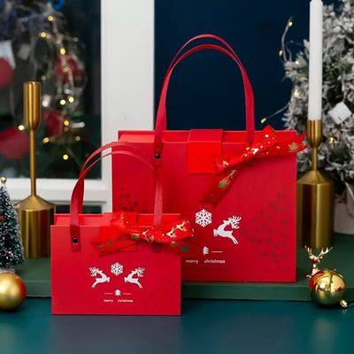 Las cajas de regalo de la cartulina de la Navidad de PMS ISO cubrieron la caja de la Navidad acanalada de papel