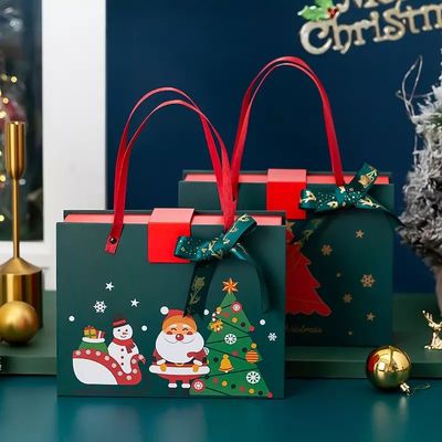 Las cajas de regalo de la cartulina de la Navidad de PMS ISO cubrieron la caja de la Navidad acanalada de papel