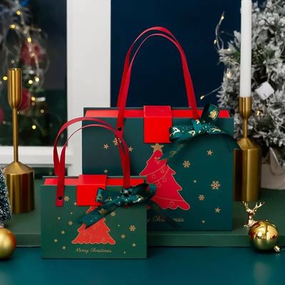 Las cajas de regalo de la cartulina de la Navidad de PMS ISO cubrieron la caja de la Navidad acanalada de papel