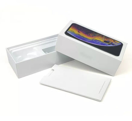 ODM de empaquetado de empaquetado de la caja de la cubierta del teléfono de la dureza de la caja de la electrónica de Debossed
