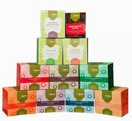 Certificados personalizados del FSC BSCI ISO de las cajas del té de la cartulina del cartón
