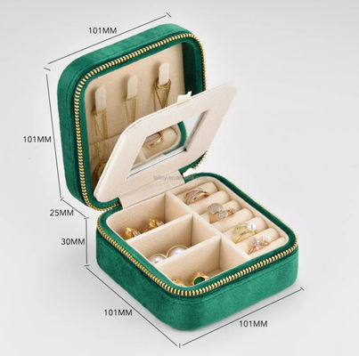 Caja de almacenamiento exquisita ISO9001 hecho a mano biodegradable de la joyería del pendiente