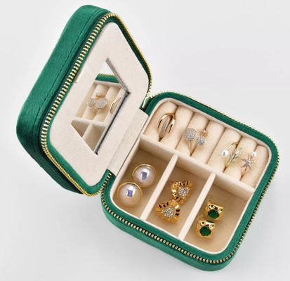 Caja de almacenamiento exquisita ISO9001 hecho a mano biodegradable de la joyería del pendiente