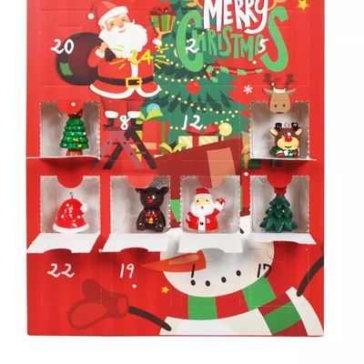 La Navidad ISO de las cajas de regalo de la cartulina de la sorpresa de la cuenta descendiente certificó