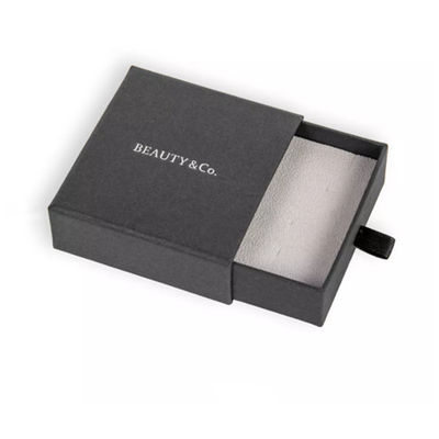 Caja de regalo del collar del terciopelo de la PU de la etiqueta privada, caja de regalo de empaquetado de la joyería de lujo