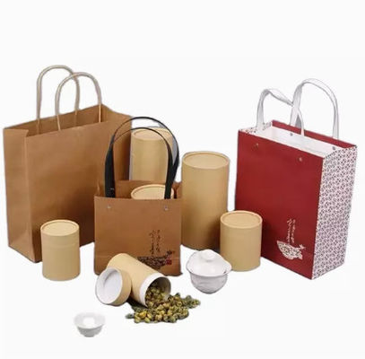 Cilindro de las cajas del té de la cartulina de la categoría alimenticia con servicios del ODM del OEM