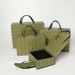 Forma rectangular reciclable de Art Paper Square Wine Box ISO