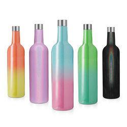 Juego de copas de vino en caja de 500 ml Sublimación aislada de acero inoxidable