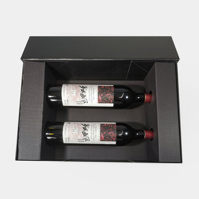 Capa imprimiendo el empaquetado reciclable de la cartulina del vino de las cajas de regalo de la botella de vino