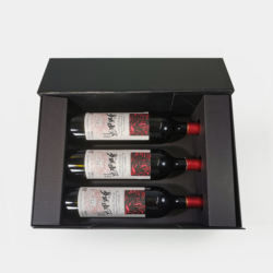 Capa imprimiendo el empaquetado reciclable de la cartulina del vino de las cajas de regalo de la botella de vino