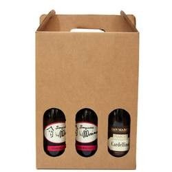 Pantone colorea la hoja de las cajas de regalo de la botella de vino que sella barnizar