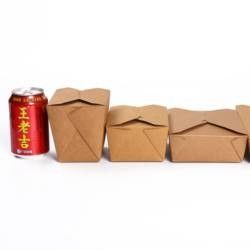 Caja de papel disponible impermeable a la grasa ISO9001 de la comida de los alimentos de la caja de encargo para llevar del acondicionamiento
