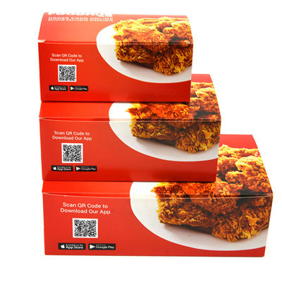 SGS reciclable modificado para requisitos particulares para llevar de Fried Chicken Box de la caja del acondicionamiento de los alimentos