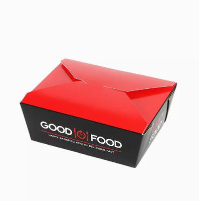 La comida para llevar modificada para requisitos particulares kebab de la caja CMYK del acondicionamiento de los alimentos de los tallarines encajona disponible